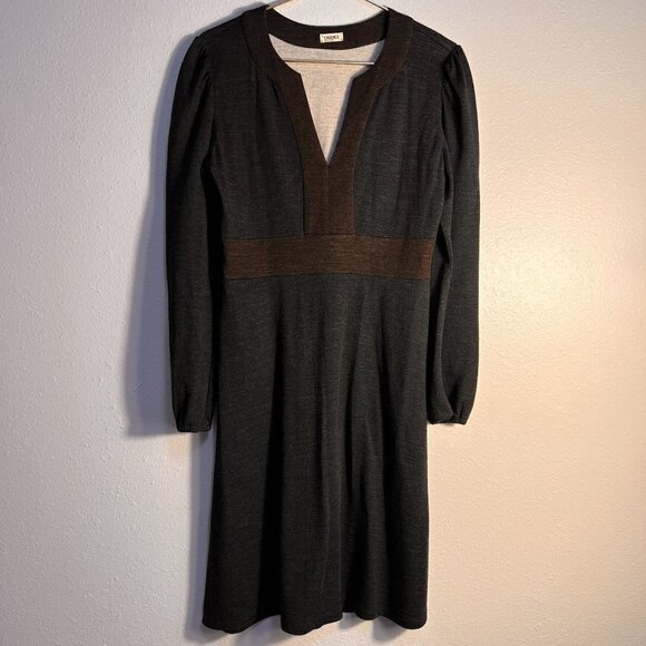 L'AGENCE Long Sleeves Knee Length Wool Blend Dress - Picture 1 of 7